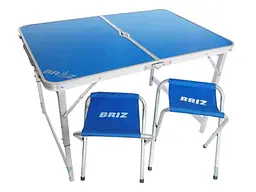 Стіл-валіза+2стільця BRIZ "В-2" d-60x90x55см