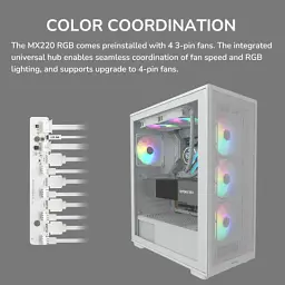 Корпус для ПК Cougar MX220 RGB White - мініатюра 10