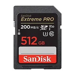 Карта памяти SanDisk 512GB SD class 10 UHS-I U3 V30 Extreme PRO (SDSDXXD-512G-GN4IN)