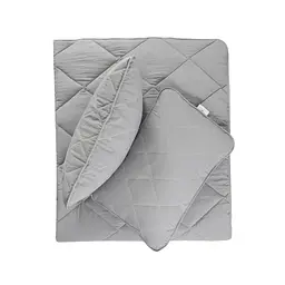 Набір ковдра з подушками Penelope - Colors in Comfort gray сірий євро - мініатюра 8