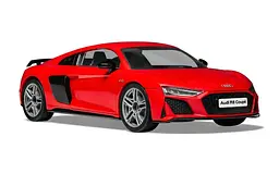 Конструктор Airfix суперкар Audi R8 Coupe QUICKBUILD червоний J6049 - мініатюра 5