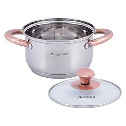 Каструля Kamille KM-4932 3.0л - мініатюра 7