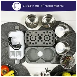 Ланч-бокс Neor для підігріву та приготування їжі 2 л (2L2 WT) - мініатюра 4