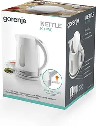 Електрочайник Gorenje K17WE - мініатюра 3