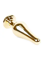 Анальна пробка - Jewellery Gold Long Plug Purple - мініатюра 7