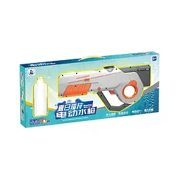 Водяний акумуляторний автомат Water Gun 8002C (600ml) with lithium battery White / Orange - мініатюра 3