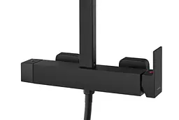 Душова система Corsan Ango black mat CMN024, Чорний матовий - мініатюра 4
