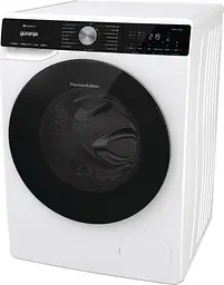 Пральна машина Gorenje фронтальна 10 кг 1400 A+++ 60 см дисплей інвертор пара Wi-Fi підсвітка барабану білий - мініатюра 2