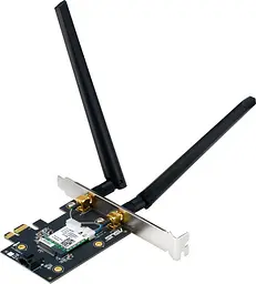 Адаптер Asus PCE-BE6500 WiFi 7 + Bluetooth 5.4 до 2882 Mbps 2 зовнішні антени - мініатюра 5