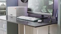 Комп'ютерний стіл Кевін 75x120x60 білий ДСП Сосна Кембра 16мм FRD-101253 - мініатюра 3