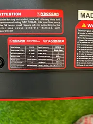 Інверторний бензиновий генератор Vackson VK14500iSER (4.2/4.5 кВт) + Електростатер - мініатюра 8