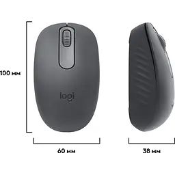 Миша Logitech M196 Graphite (910-007459) [127491] - мініатюра 7