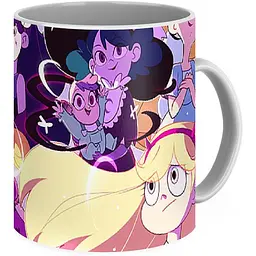 Кухоль Geekland Star vs. The Forces of Evil Стар проти сил зла Сім'я Баттерфляй SFE.02.06 330 мл білий - мініатюра 3