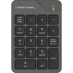 Клавіатура бездротова A4Tech FGK21C Fstyler Black/Grey