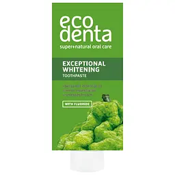Зубна паста Ecodenta Mini з ефірними оліями бергамоту та лимона відбілювання 10 мл