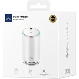 Зволожувач повітря WiWU Starry Ambient Wi-AR003 White [136078] - мініатюра 4