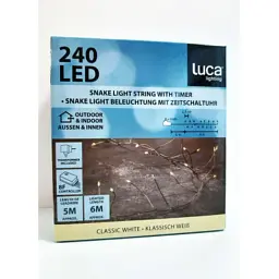 Гірлянда Luca Lighting кластер срібна струна, 11 м, теплий білий (8718861852660) - мініатюра 3