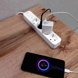 Подовжувач мережевий Videx Oncord з кнопкою з/з 4п 3 м 3x1.5 мм white (VF-PD43G-W) - мініатюра 11
