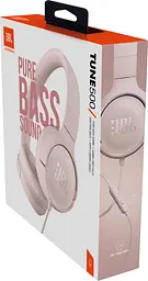 Навушники з мікрофоном JBL T500 Pink - мініатюра 7
