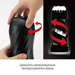 Мастурбатор Tenga Air-Tech Twist, Tickle Red - мініатюра 4