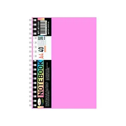 Блокнот А4 АП-1501(Pink) 40 аркушів пружина збоку