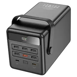 Портативний ЗП Power Bank Hoco DB03 Endure 22.5W 100 000 mAh Black - мініатюра 2