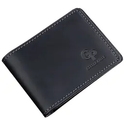 Шкіряний затиск для купюр GRANDE PELLE 8х11х1 см acs0014763