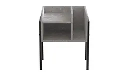 Тумба модульна Ferrum-decor Амелі 540x450x320 метал Чорний ДСП Бетон 16 мм (FRD-103010) - мініатюра 3