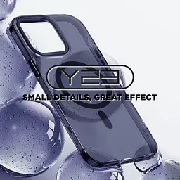 Противоударный чехол с MagSafe для Apple iPhone 16 Pro, Y23 MagSafe, черный, прозрачный, поддержка беспроводной зарядки, магнитная защитная панель из TPU и пластика, защита всего корпуса, защита камеры выступающей рамкой, ArmorStandart (ARM79573) - мініатюра 2