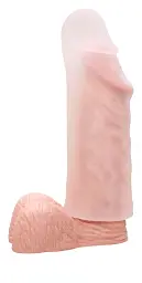 Насадка на пеніс You2Toys Super Dick Sleeve 16 см прозорий - мініатюра 3