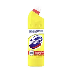 Жидкость для чистки ванн Domestos Максимальная Защита Лимонная свежесть 24 часа 750 мл (8720181679049)