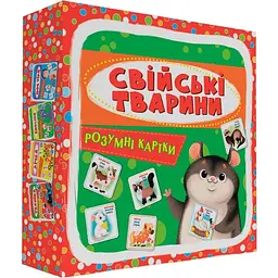 Розумні картки Кристал Бук Свійські тварини 30 шт. (F00024744) - мініатюра 2