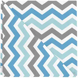 Серветки Cosas Grey Blue Zigzag 35х35 см 2 шт. (Set-2Serviette_ZigGreyBlue_35)