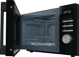 Мікрохвільова піч Gorenje 20л 800Вт гриль дисплей 11 програм чорний - мініатюра 4