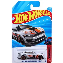 Базова машинка Hot Wheels Nightspeed 2020 Ford Mustang Shelby GT500 срібляста (5785) JJH87-N521