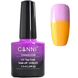 Термо финишное покрытие Canni Chameleon Top Coat №390 желтый 7.3 мл