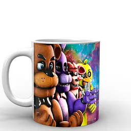 Кухоль GeekLand Five Nights At Freddys П'ять ночей з Фредді постер FN.02.015 330 мл білий - мініатюра 2