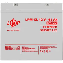 Акумулятор LogicPower GEL 12V/45Ah/540Wh [20269] [109034] - мініатюра 3