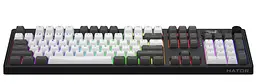 Клавіатура HATOR Skyfall 100 PRO Wireless Silent Switches US Grey Black (HTK4100) - мініатюра 2