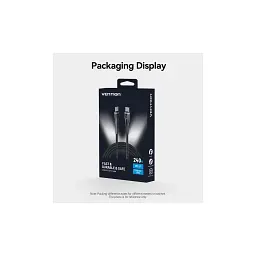 Кабель мультимедійний HDMI M to HDMI M 2.0m 16K60Hz 96Gbps gray Vention (ALVHH) - мініатюра 12