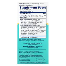 Пробіотик Renew Life Extra Care Digestive Probiotic 50 млрд КУО 90 вегетаріанських капсул - мініатюра 3