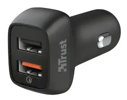 Автомобільне зарядне пристрій Trust Qmax 30W Ultra-Fast (23562)