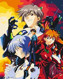 Картина за номерами Євангеліон Evangelion 40х50 см PN E 1