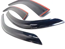 Дефлектори вікон вітровики Daewoo Lanos- Sens Скотч 3M Voron Glass - мініатюра 6