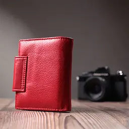 Жіночий гаманець вертикального формату із натуральної шкіри ST Leather 22704 червоний - мініатюра 10