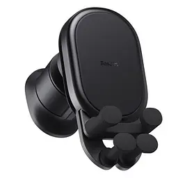 Бездротовий зарядний пристрій Baseus Stable Gravitational Wireless Charging Car Mount Pro 15W чорний SUWX030001 - мініатюра 4