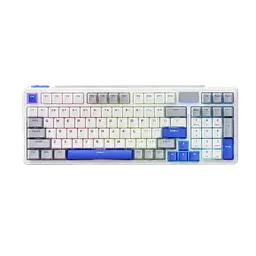 Клавіатура бездротова RAPOO V700DIY-98 Silver Switch Blue