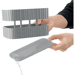 Органайзер для раковини Guzzini Tidy&Safe сірий (18240033) - мініатюра 3