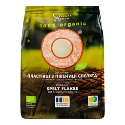 Пластівці зі спельти різані Galeks-Agro миттєвого приготування органічні 300 г - мініатюра 2