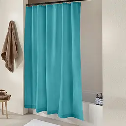 Шторка для душу та ванної Cosas з кільцями 180х200 wave, небесний (ShowerCurtains_24Wave_DUK_180x200_Hook) - мініатюра 3
